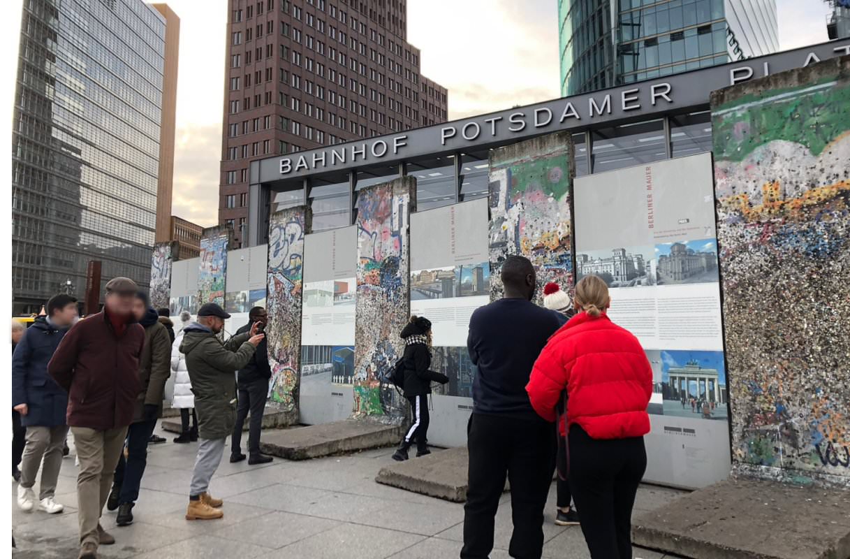 波茨坦廣場柏林圍牆殘跡