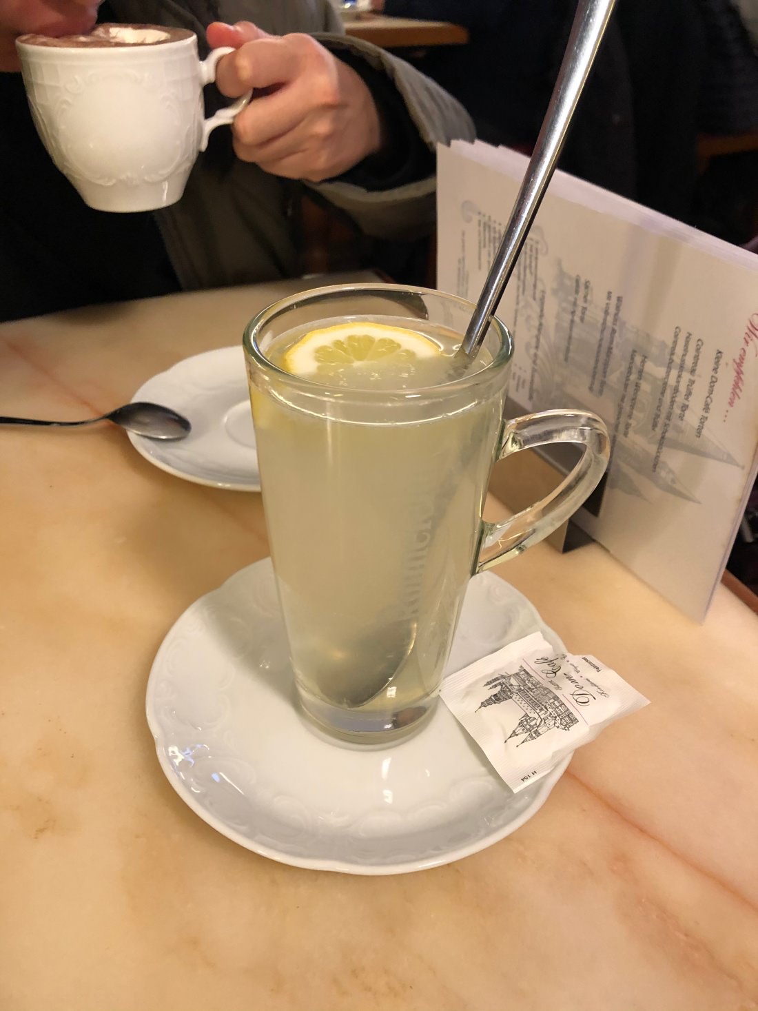 美茵茲兩天一夜|5 大舊城區景點和印刷術發源地 - 第17張圖 Dom cafe 檸檬汁